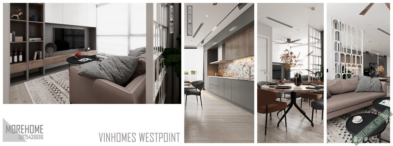 Thiết kế nội thất chung cư Vinhomes Westpoint Đỗ Đức Dục Hà Nội